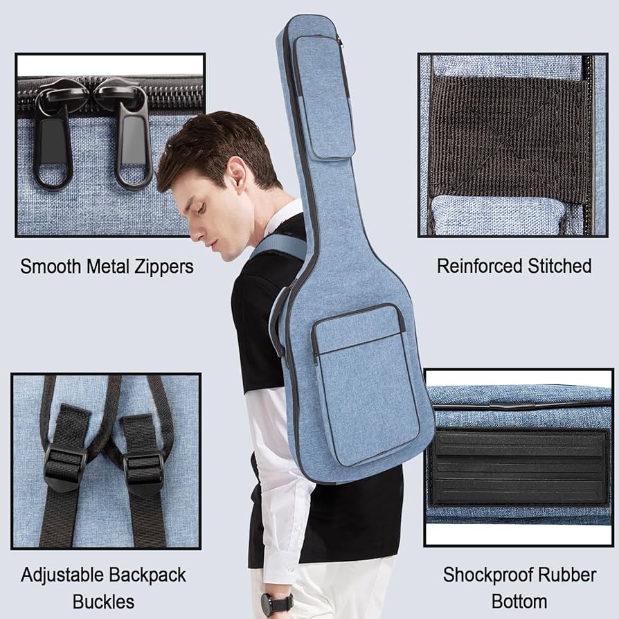 Amazon.com: MUZTOP Bass Guitar Bag, 7MM Padding Bass Guitar